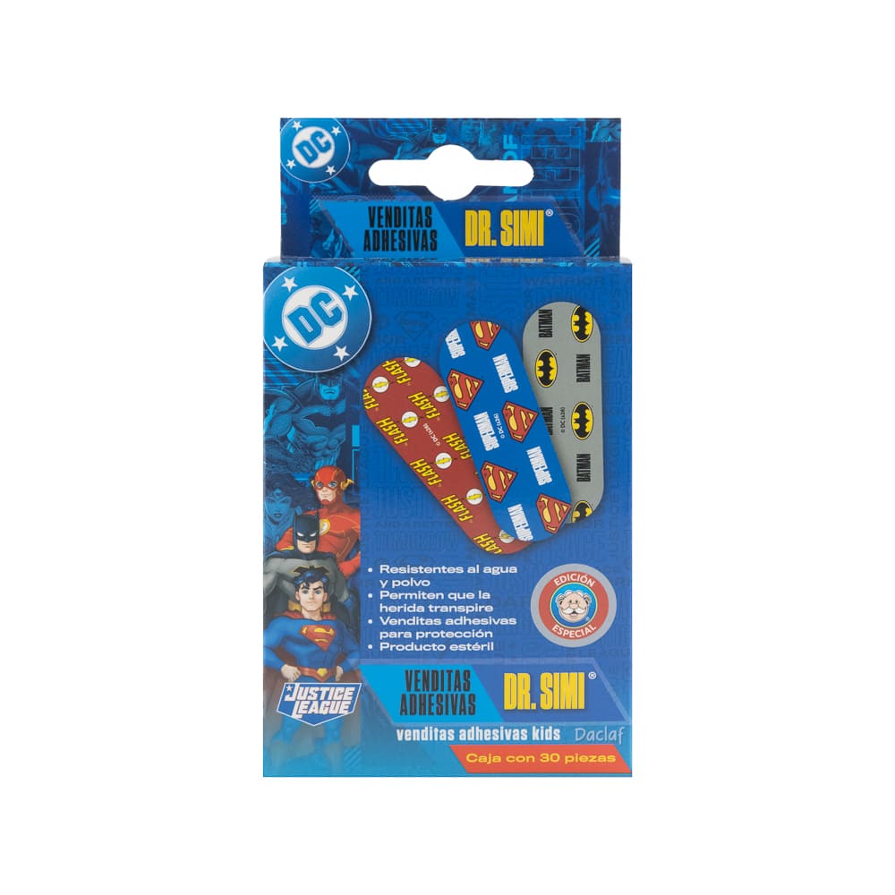 VENDAS ADHESIVA NIÑOS WARNER 30 PIEZAS